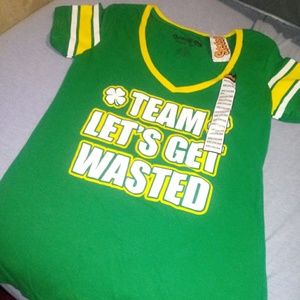 Lets get wasted ! Ladies St. Patrick's day shirt
